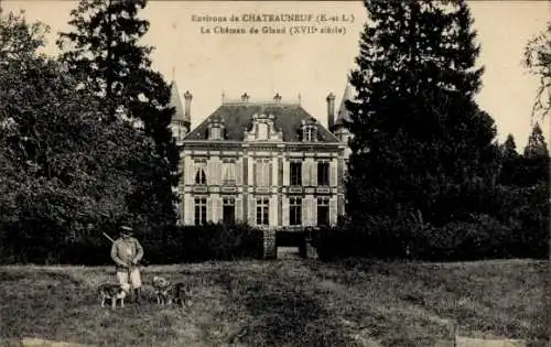 Ak Châteauneuf Eure et Loir, Chateau de Gland