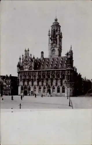 Foto Ak Middelburg Zeeland Niederlande, Rathaus