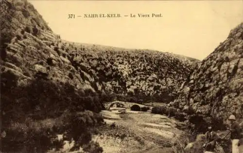 Ak Libanon, Nahr al-Kalb, alte Brücke