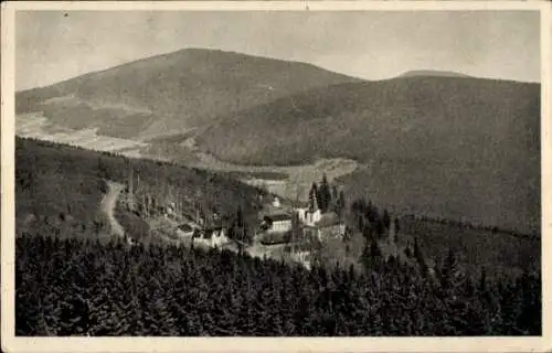 Ak Zlaté Hory Zuckmantel Region Olmütz, Mariahilf, Wallfahrtskirche