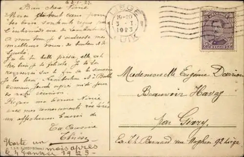 Künstler Ak Klein, Catharina, Veilchen in einer Vase