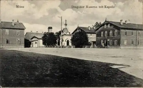 Ak Jelgava Mitau Lettland, Dragoner-Kaserne, Kapelle