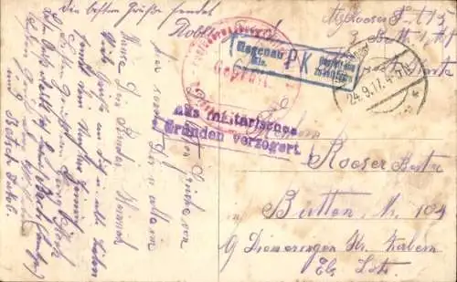 Ak Jelgava Mitau Lettland, Dragoner-Kaserne, Kapelle