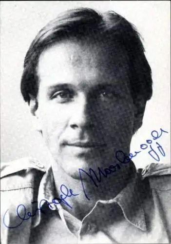 Ak Schauspieler Christoph Moosbrugger, Portrait, Autogramm