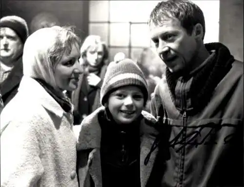 Ak Schauspielerin Susanne Beck, Gernot Endemann, Portrait, Autogramm, Filmszene