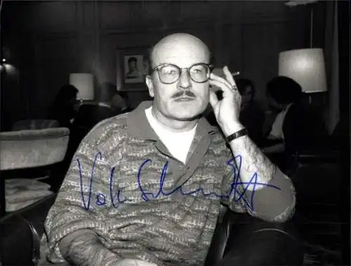 Ak Schauspieler Volker Schlöndorff, Portrait, Autogramm