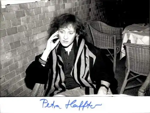 Ak Schauspielerin Petra Haffter, Portrait, Autogramm