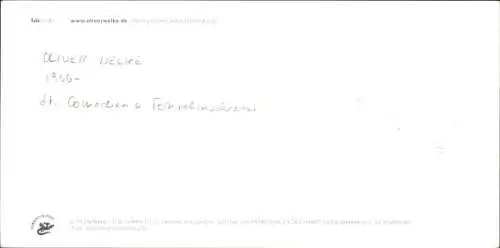 Ak Schauspieler Oliver Nelke, Portrait, Autogramm