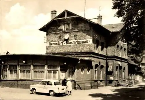 Ak Hermsdorf in Thüringen, Bahnhof Hermsdorf-Klosterlausnitz