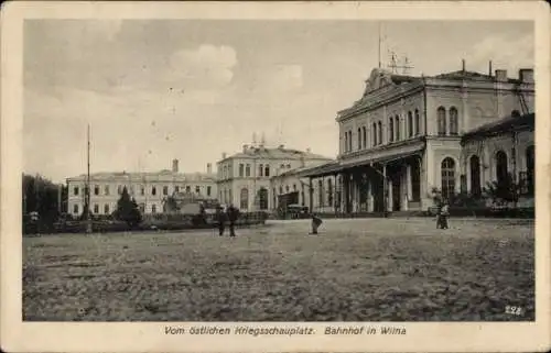 Ak Vilnius Wilna Litauen, Bahnhof