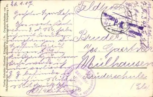 Ak Jelgava Mitau Lettland, Gesamtansicht, Aatal, Trinitatiskirche