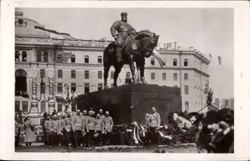 Ak Sankt Petersburg Russland, Denkmal Alexanders III.