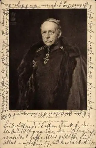 Künstler Ak Großherzog Alexander von Sachsen Weimar, Portrait