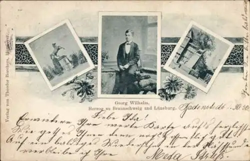 Ak Georg Wilhelm, Herzog zu Braunschweig und Lüneburg, Portrait