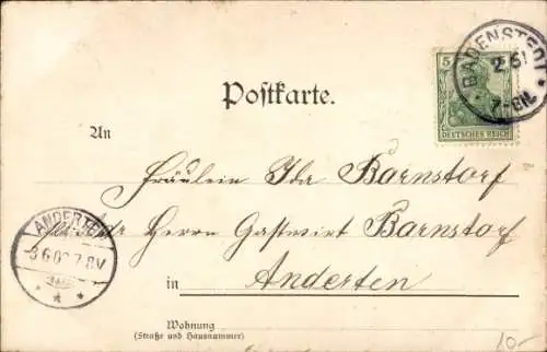 Ak Georg Wilhelm, Herzog zu Braunschweig und Lüneburg, Portrait