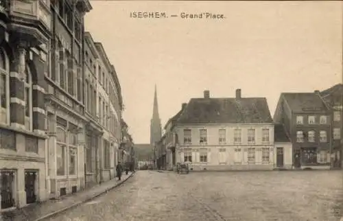 Ak Izegem Iseghem Westflandern, Grand Place