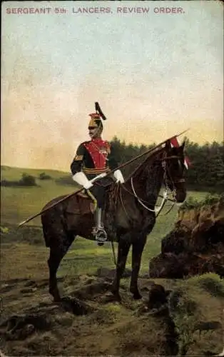 Ak Sergeant 5th Lancers, Überprüfungsbefehl