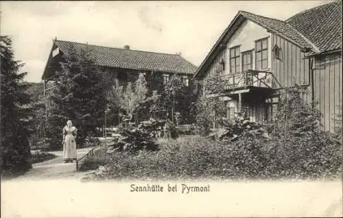 Ak Bad Pyrmont in Niedersachsen, Sennhütte