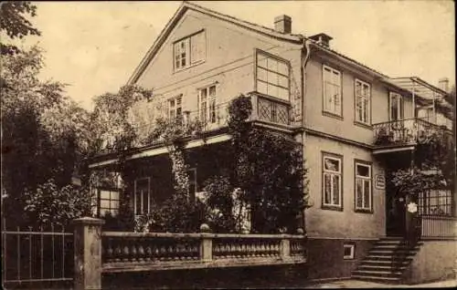 Ak Bad Pyrmont in Niedersachsen, Haus Rudolf Knierim, Schulstraße 11