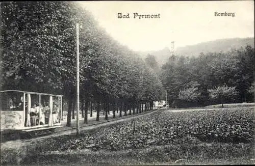 Ak Bad Pyrmont in Niedersachsen, Bomberg, Bergbahn