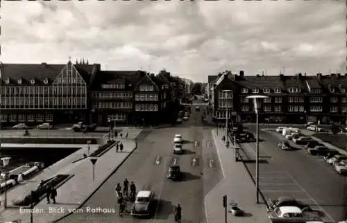 Ak Emden in Ostfriesland, Blick vom Rathaus