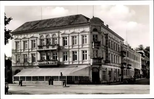 Ak Flensburg, Bahnhofshotel von Frau Emmy Prien