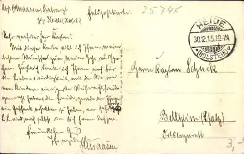 Ak Heide in Holstein, Stadtpanorama, Marktplatz