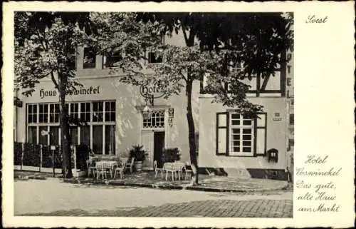 Ak Soest in Westfalen, Hotel Voswinckel, Am Markt