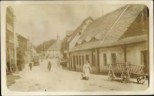 Foto Ak Weida in Thüringen, Bahnhofstraße