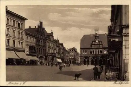 Ak Minden in Westfalen, Marktplatz