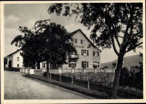 Ak Pommelsbrunn Mittelfranken, Gaststätte Zum Bahnhof