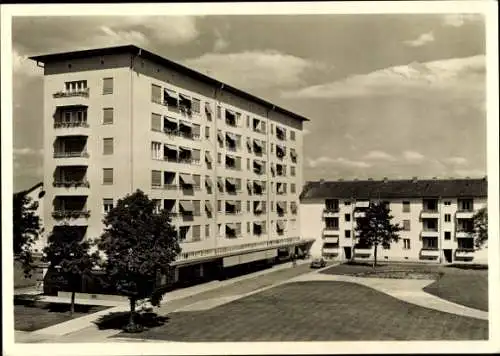 Ak Erlangen in Mittelfranken Bayern, Siedlung Röthelheim, Hochhaus