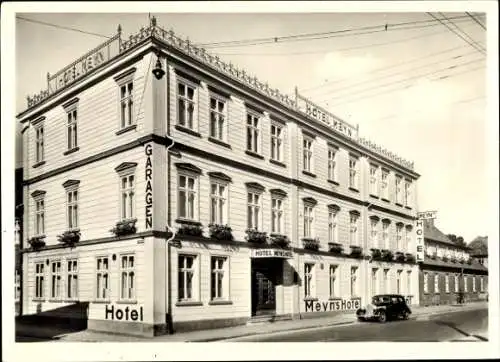 Ak Soltau Lüneburger Heide Niedersachsen, Meyn's Hotel und Restaurant, Außenansicht