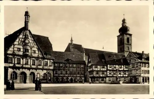 Ak Forchheim in Oberfranken Bayern, Rathaus