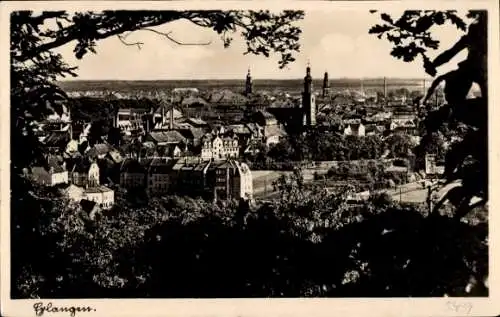 Ak Erlangen in Mittelfranken Bayern, Panorama