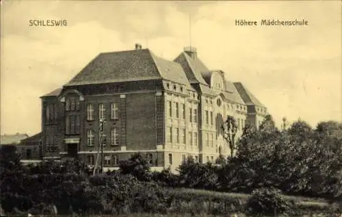 Ak Schleswig an der Schlei, Höhere Mädchenschule