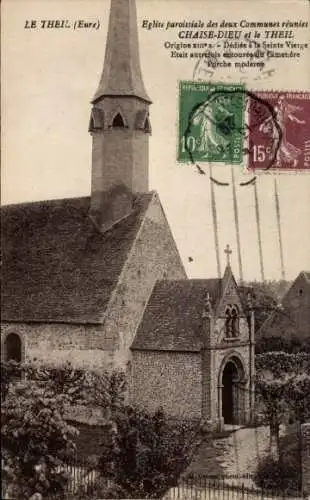 Ak Le Theil-Eure, Kirche