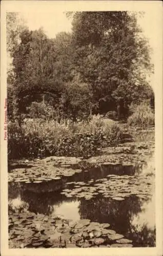 Ak Eure, Blick auf den Teich