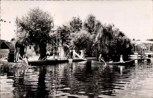 Ak Garennes Eure, La Plage