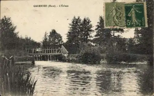 Ak Garennes Eure, Écluse