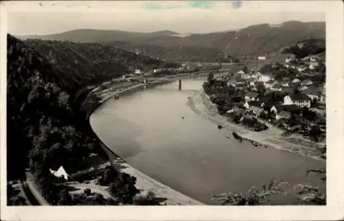 Ak Podmokly Bodenbach Děčín Tetschen an der Elbe Region Aussig, Panorama