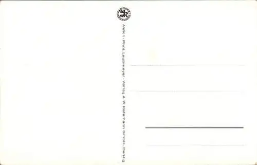 Ak Gdańsk Danzig, St. Marienkirche