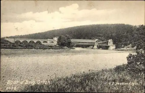 Ak Schottland, Boat o' Brig, Brücke