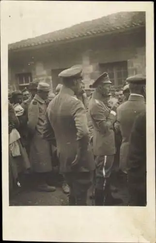 Foto Ak Kronprinz Wilhelm, Französische Gefangene, I. WK