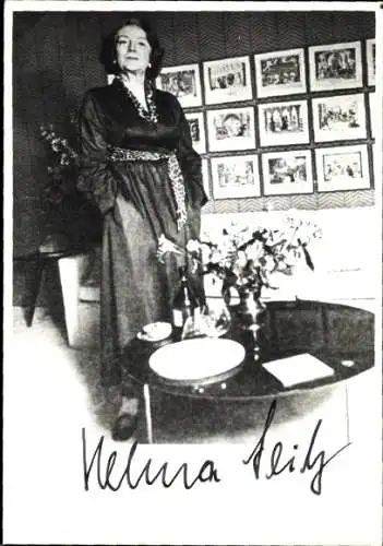 Ak Schauspielerin Helma Seitz, Portrait, Autogramm