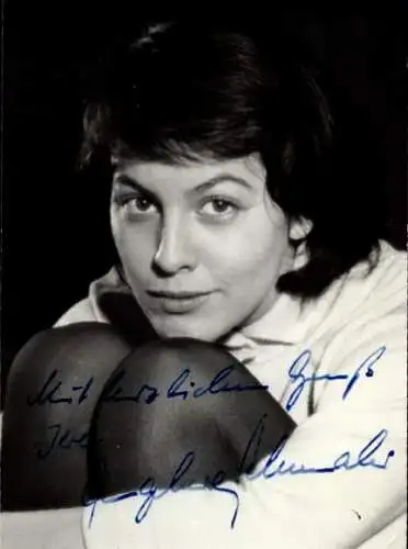 Ak Schauspielerin Ingeborg Schumacher, Portrait, Autogramm