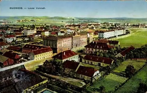 Ak České Budějovice Budweis Südböhmen, Linzer Vorstadt