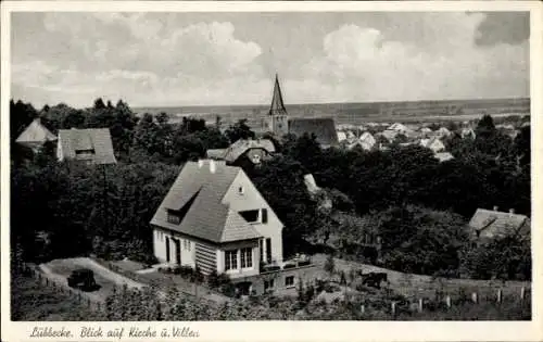 Ak Lübbecke in Ostwestfalen, Kirche, Villen