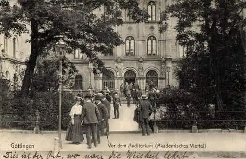 Studentika Ak Göttingen in Niedersachsen, Auditorium, akademisches Viertel