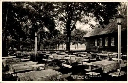 Ak Berlin Zehlendorf Wannsee, Wirtshaus zur Pfaueninsel